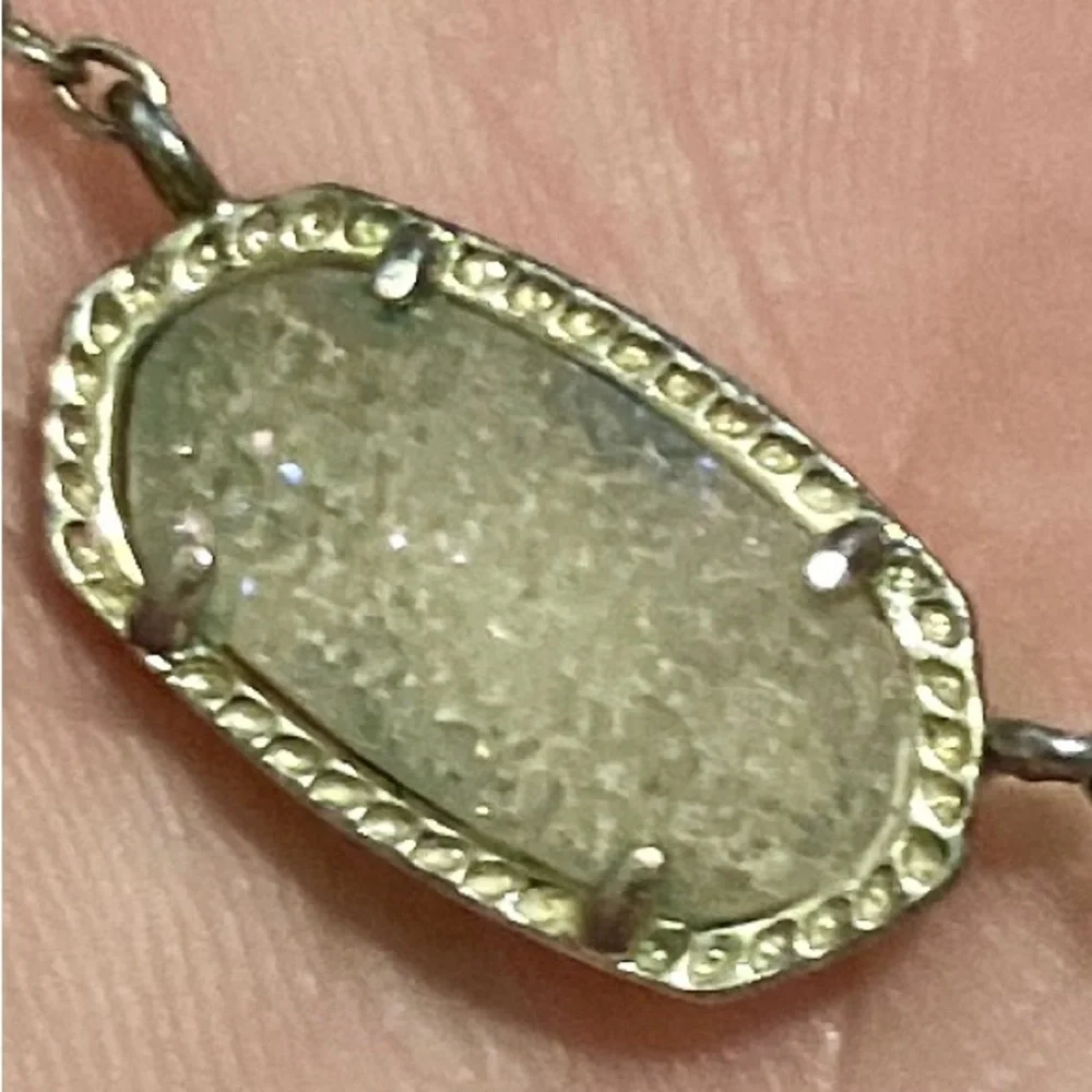 Vintage Kendra Scott Gold Plated Elisa Pendant Necklace - Picture 3 of 6
